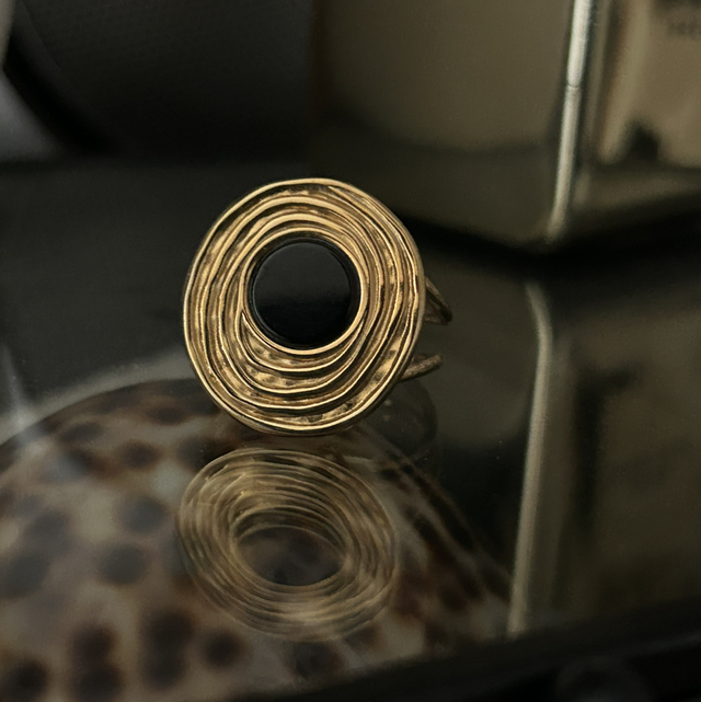 Bague Pierre Onyx 