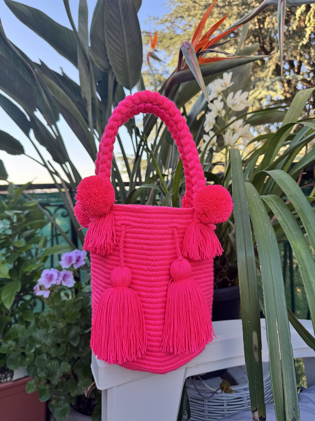 Borsa Quinoto Fuxia Fluo