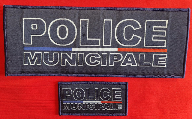 Flaps Police Municipale tissés V2