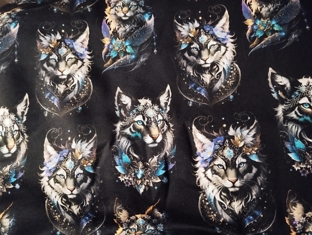 Tissu Chats Links pour COMMANDE 