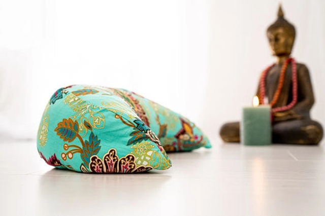 Coussin demi-lune Wild Bloom