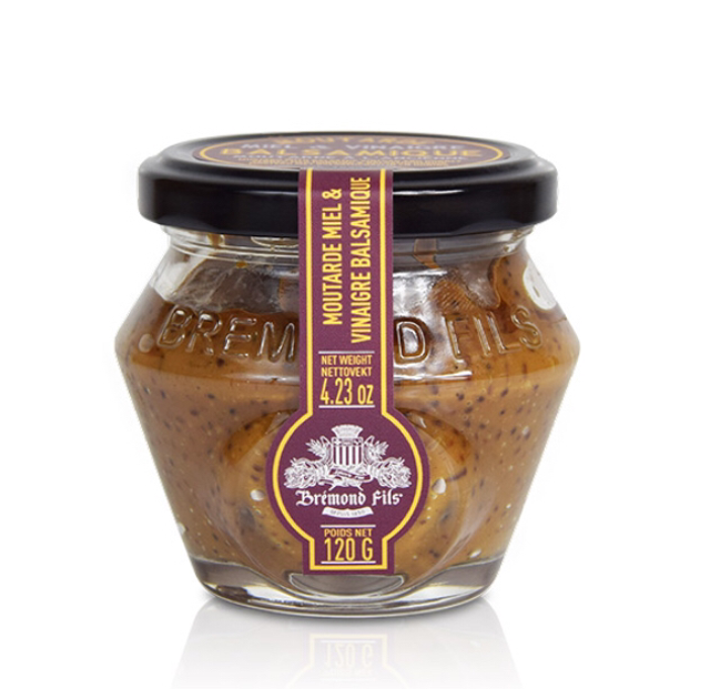Moutarde au vinaigre balsamique &amp; miel