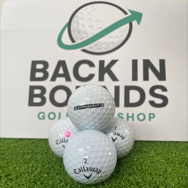 Callaway Super Soft A grade White x 10 