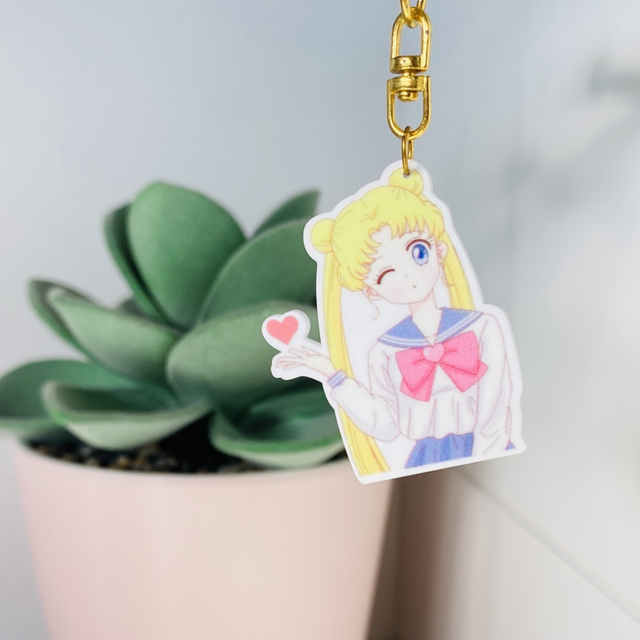 Porte-clés Plat Sailor Moon Kiss