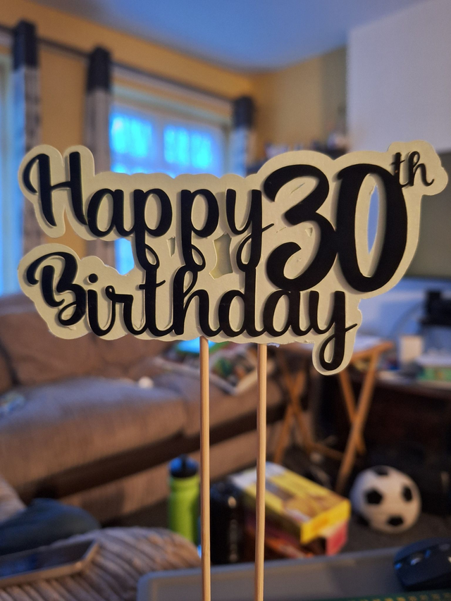 Birthday Cake Topper