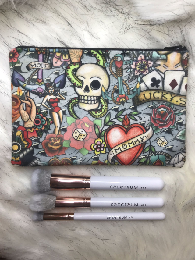 Handmade " sea girl" clutch bag