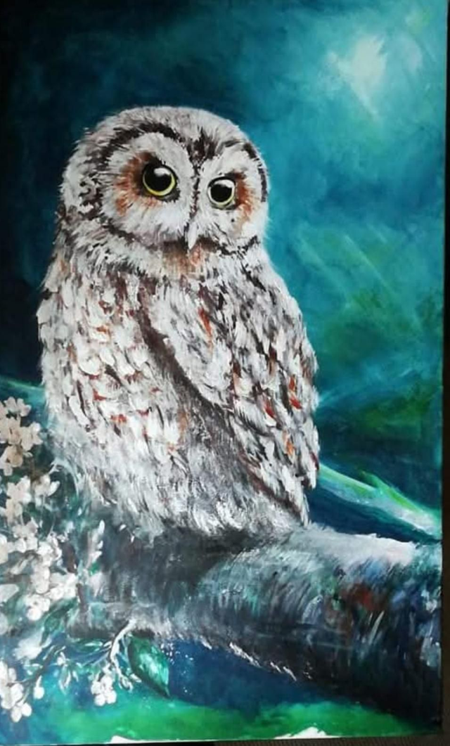  Acrylique peinture  1h