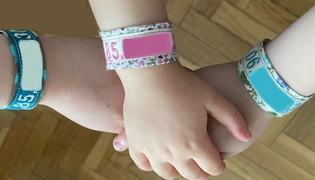 Bracelet avec numéro de téléphone 