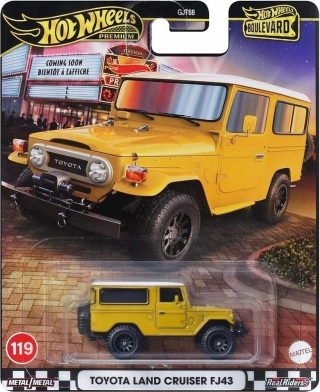 Hot Wheels Premium Boulevard - Toyota Land Cruiser FJ43 in Gelb