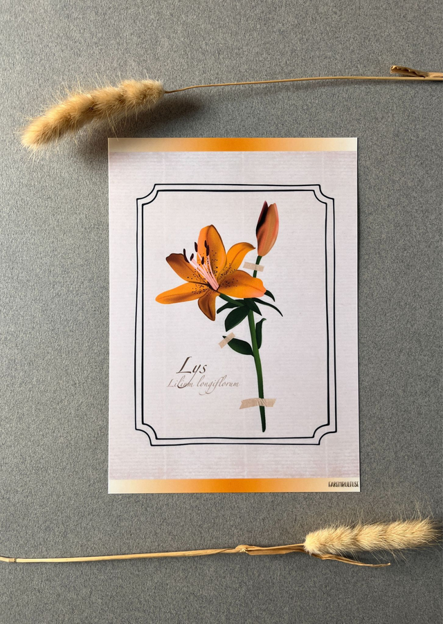 Affiche 05. Le Lys (mai)