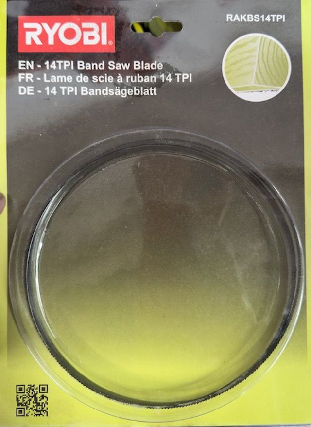 Hoja de Sierra de cinta 1572mm - 14 dientes por pulgada  RYOBI