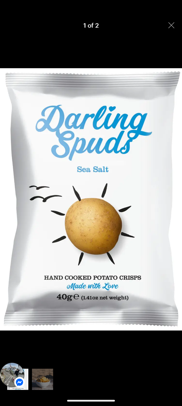 Darling Spuds Sea Salt Crisps Hand Cooked