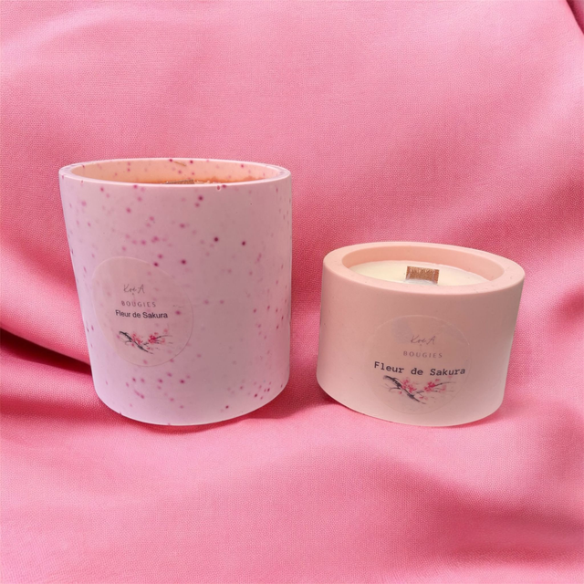  Bougie parfumée &quot; Fleur de sakura&quot;