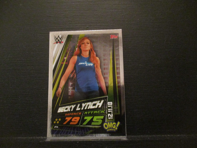 Becky Lynch - OMG! Moments Slam Attax Universe Original Trading Card #271