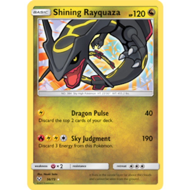 Shining Legends: Shining Rayquaza 56/73