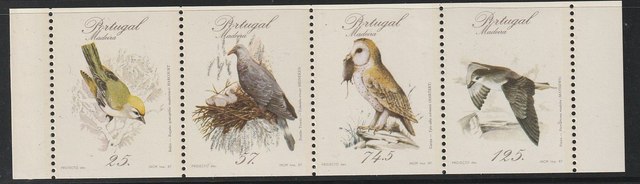Madeira 1987 Birds MNH