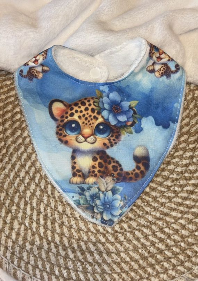 Bavoir bandana Leopard