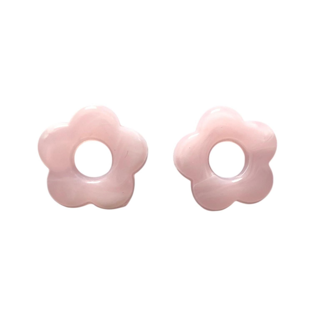 Fleurs en résine acrylique pour boucles d'oreilles fleurs personnalisable