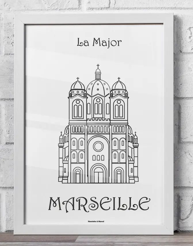 19 - Carte postale Marseille cathédrale Major