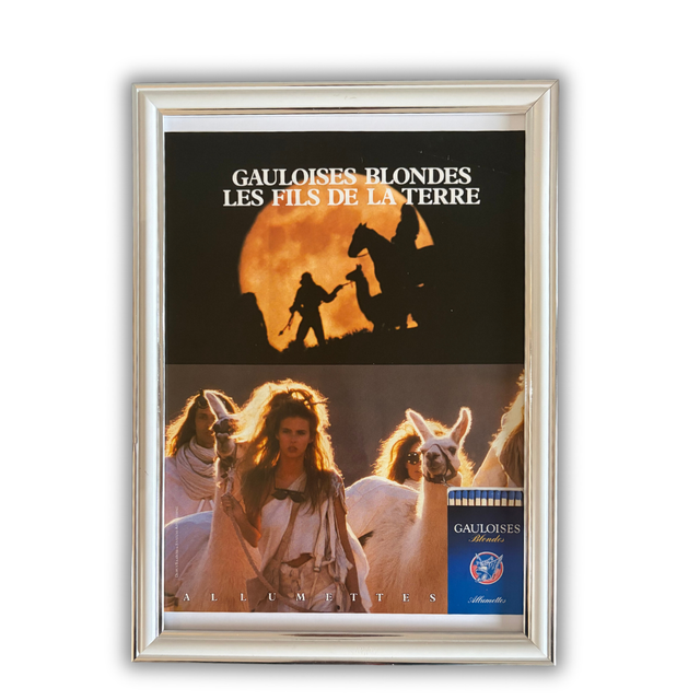 Affiche Gauloises vintage – 1989 
