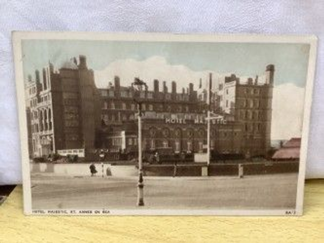 Hotel Majestic, St. Annes on Sea, Lancashire, Photogravure unbranded vintage postcard. Our Ref No R485 £2.25