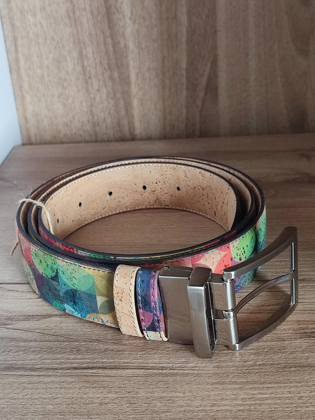 Ceinture réversible femme "rainbow"