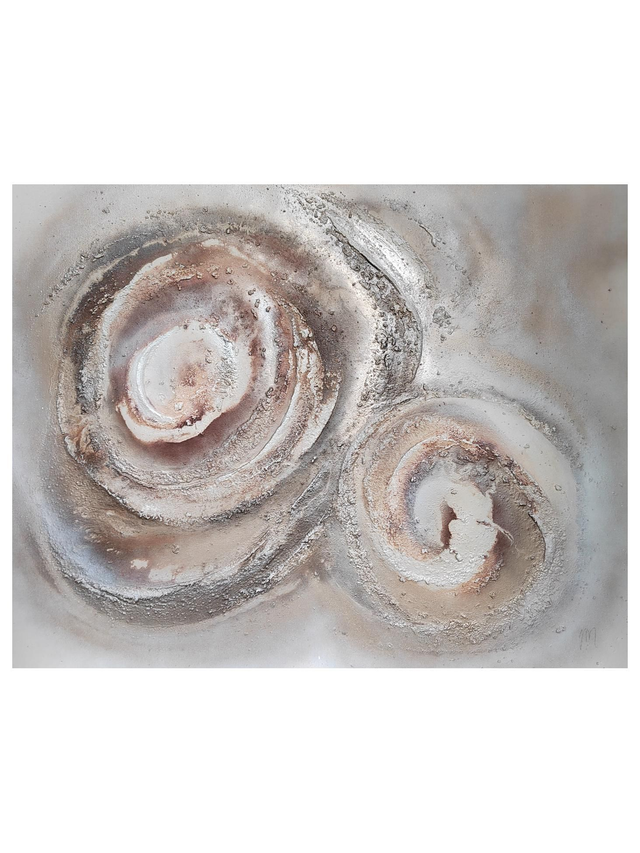 &quot;Where we collided&quot; - 92 x 73 cm