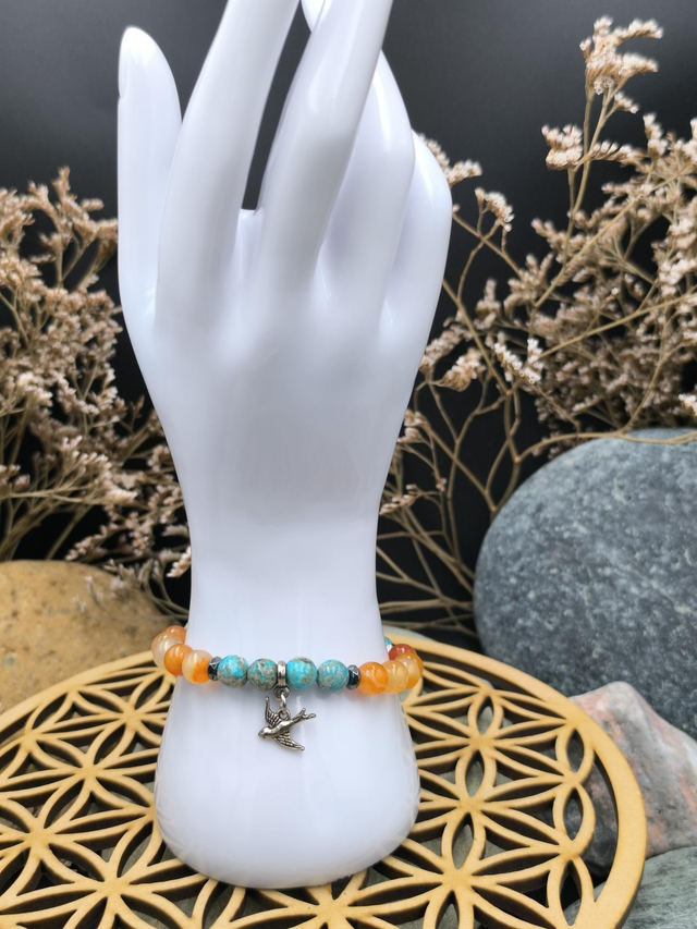 BP.021 Bracelet hirondelle 