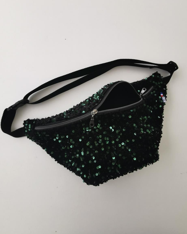 Banane LOUISE sequin vert