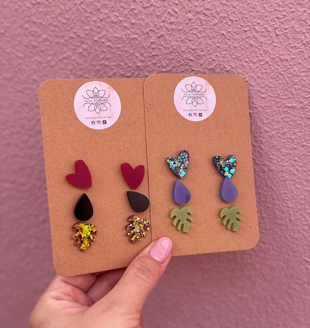 Brincos Pack 3 minis