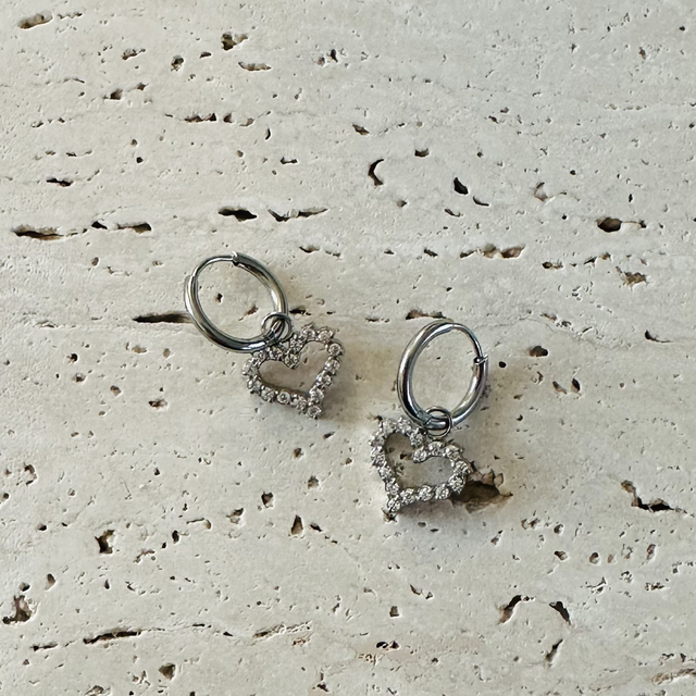 Glitter hartjes 