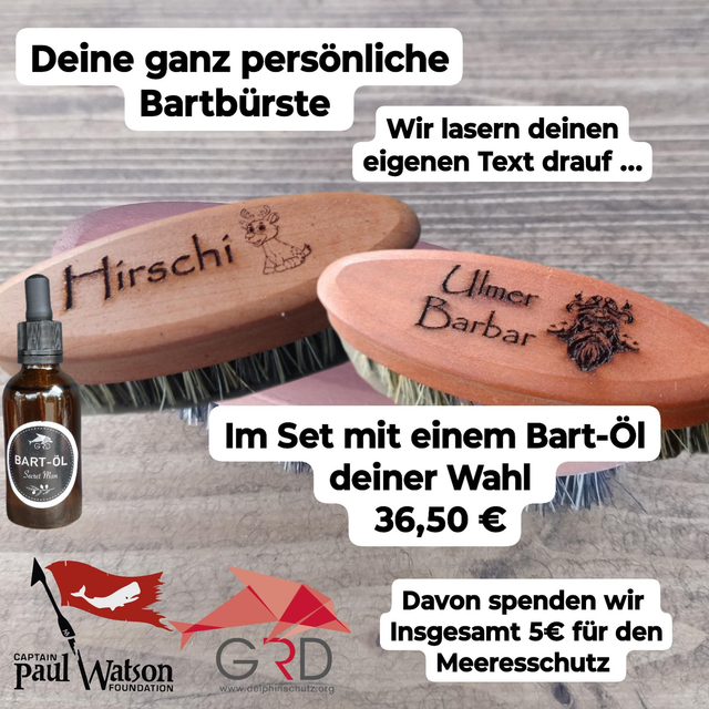 Meine persönliche Bartbürste 