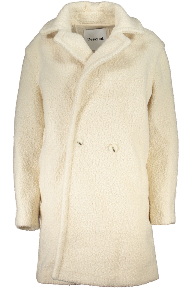 DESIGUAL CAPPOTTO DONNA BIANCO