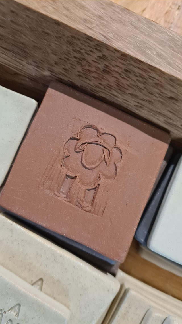 Sprüchefliese Schaf 