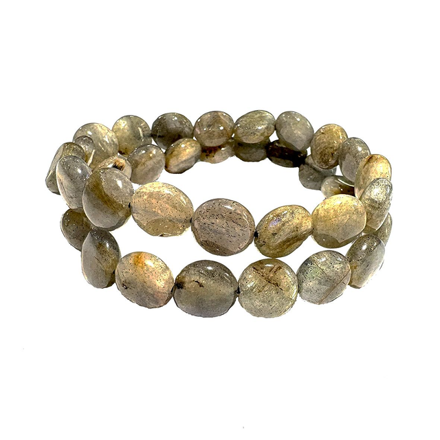 Bracciali con pastiglie di labradorite
