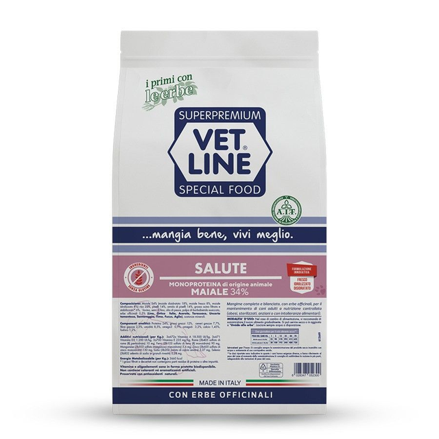 VETLINE Monoproteico Salute Maiale cane