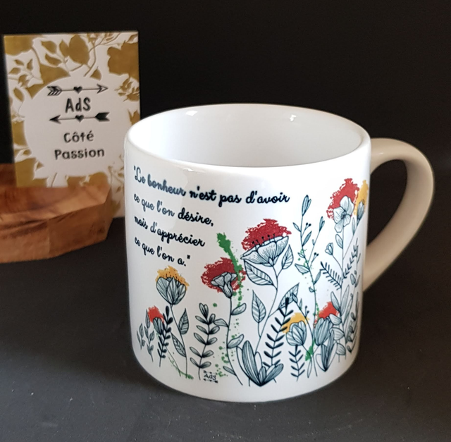 Mug Moyen - Apprécier le bonheur que l'on a