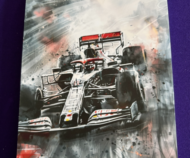 Plain Note Pad Racing Car Red/Black