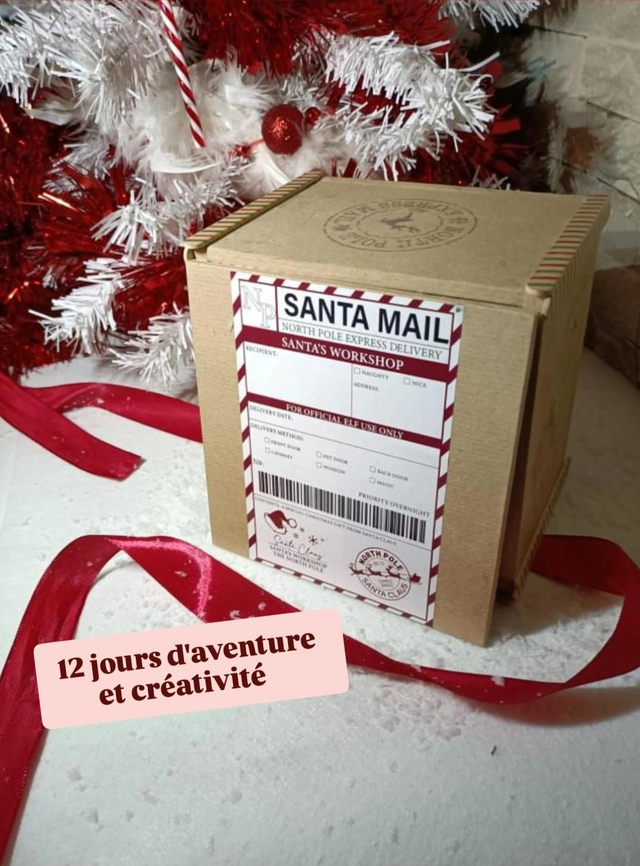 La Boîte Magique du Lutin – Décoration personnalisée interactive et aventure de Noël de 12 jours
