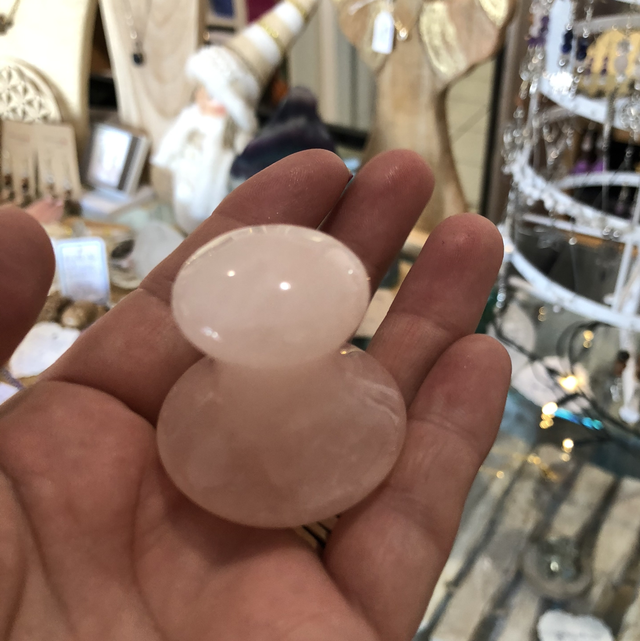 Champignon quartz rose de massage