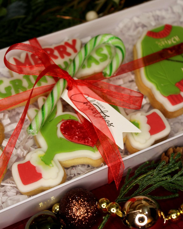 Grinch Mode Luxury Christmas Biscuits Gift