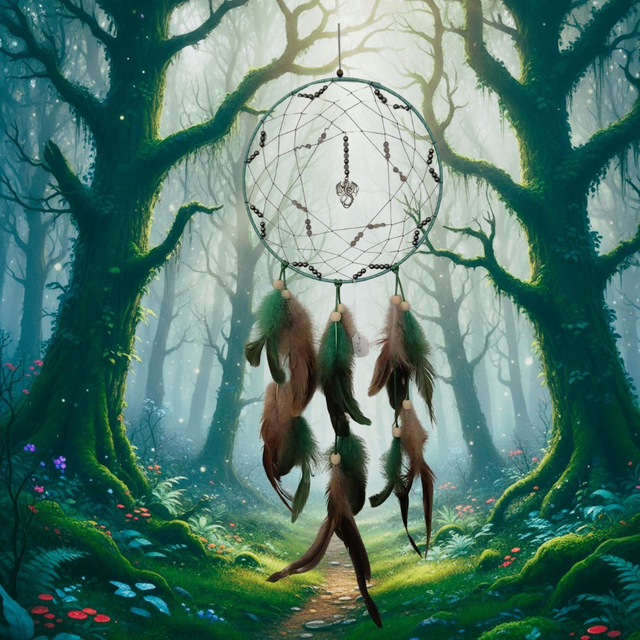 Attrape-Rêve en Labradorite et Hématite