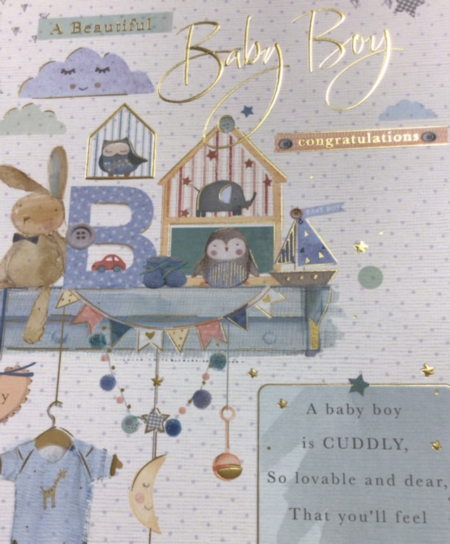 Birth Congrats Birth Baby Boy WW