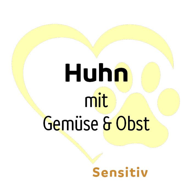 Dose Huhn mit Gemüse & Obst