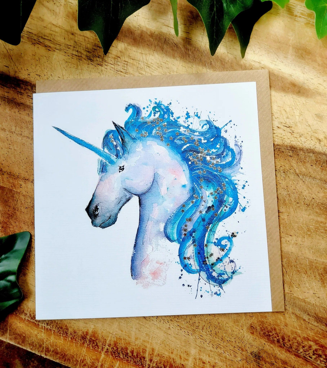 Unicorn Greeting Card