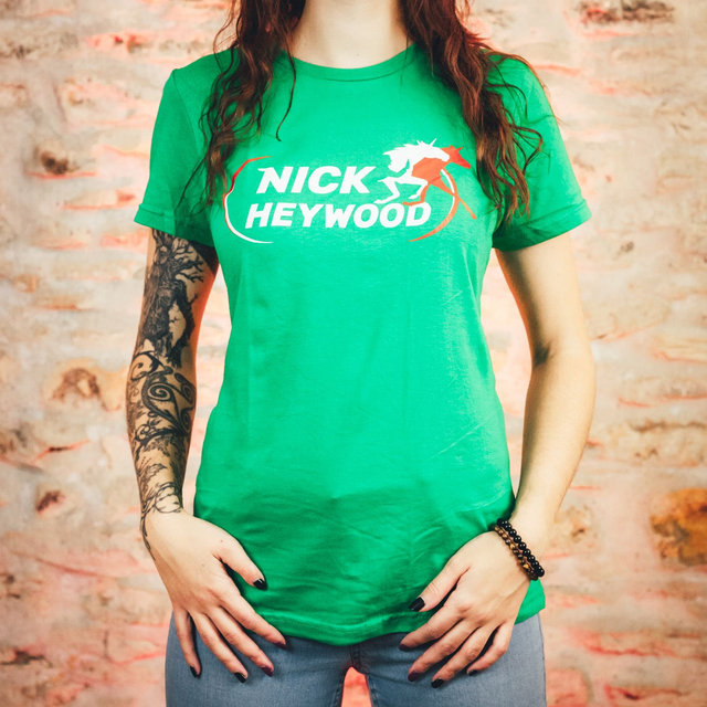 Nick Heywood -  T-Shirt VERT Femme