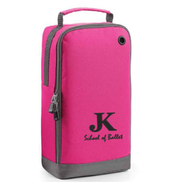 Personalised Ballet Shoe Bag in Pink