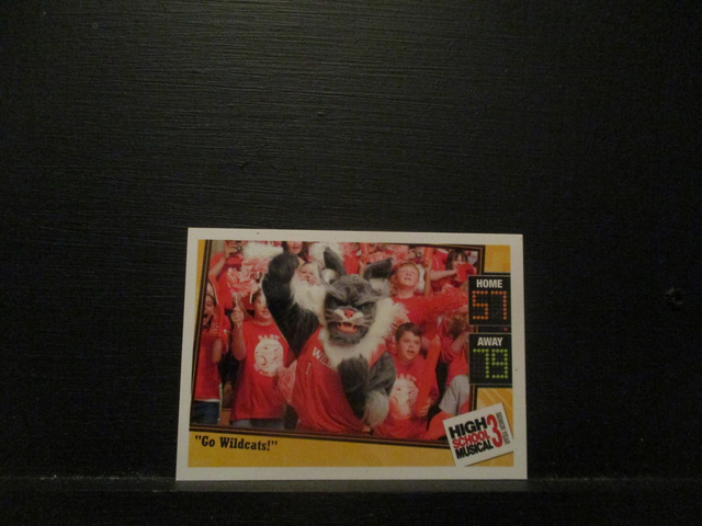 "Go Wildcats!" - Quote Card High School Musical 3 Senior Year Original Trading Card