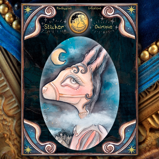 La tête dans les nuages - Sticker