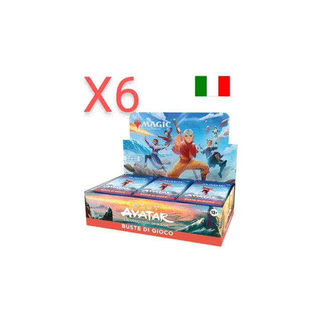 Avatar ITALIANO The Last Airbender Case x6 Box Buste Gioco ITA - Magic 